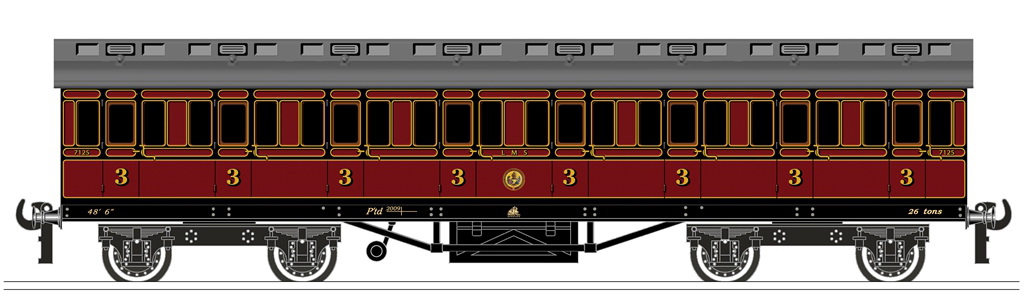 LMS 3rd Class 7125